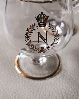6 bicchieri da cognac stile Napoleon