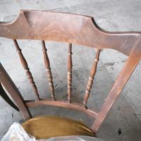 6 sedie in legno 