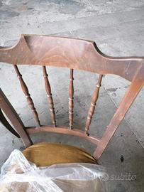 6 sedie in legno 