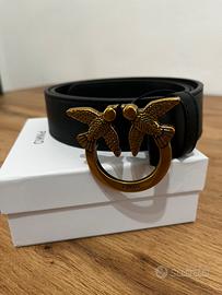 Cintura Pinko Love Birds Nera - Nuova Con Scatola