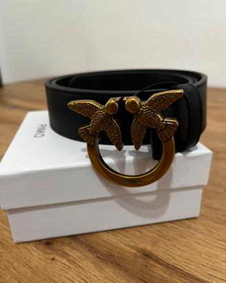 Cintura Pinko Love Birds Nera - Nuova Con Scatola