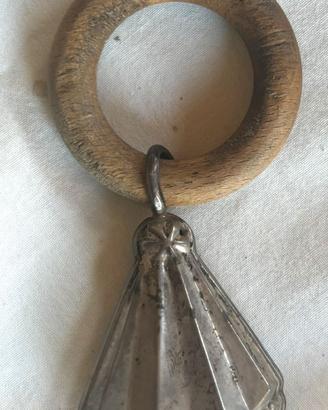 Sonaglio per bambini in argento 800