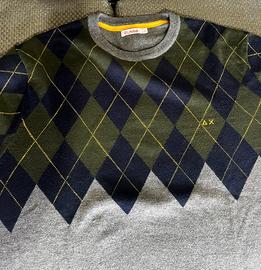 Maglione in lana e cotone Sun68
