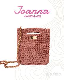 Borsa Rosa Intreccio