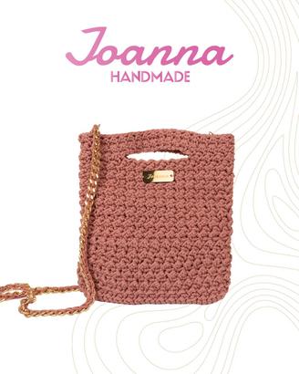 Borsa Rosa Intreccio
