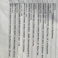 pezzi mtb mai usati, leggere descrizione