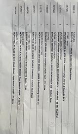 pezzi mtb mai usati, leggere descrizione