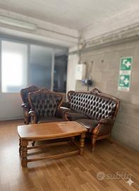 Salotto Completo Vintage - in pelle