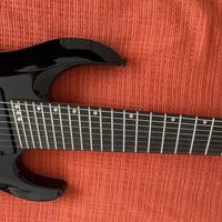 Harley Benton R-458BK MultiScale 8 corde fanfret