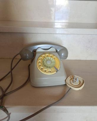 Telefono vintage grigio