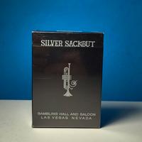 Silver Sackbut Playing Cards, Black
