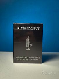 Silver Sackbut Playing Cards, Black