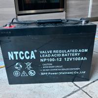 Batteria AGM 100ah