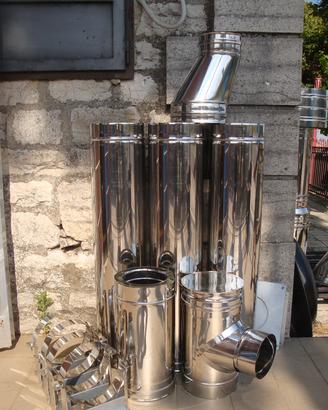 Tubo coibentato inox doppia camera canna fumaria