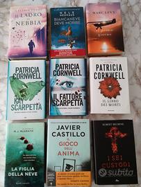 9 libri tra THRILLER e ROMANZI FAMOSI A 3,00€ CAD.