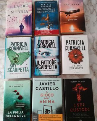 9 libri tra THRILLER e ROMANZI FAMOSI A 3,00€ CAD.