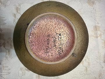 Piatto in ceramica Gatti Faenza 1950/60