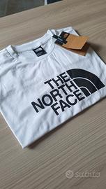 The North Face T-Shirt, tg.M, bianca, 100% cotone
