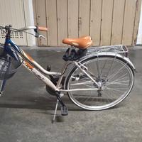 Bicicletta da passeggio con cestino