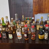 Bottigliette liquori mignon anni 70/80