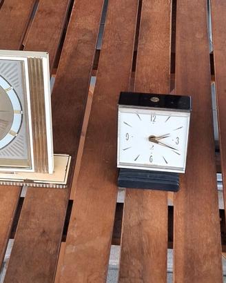 Trittico  orologi sveglia vintage  da tavolo  marc