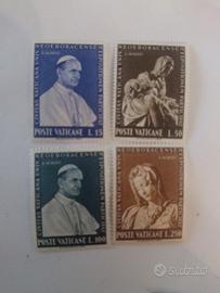 francobolli poste vaticane del 1964 nuovi