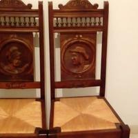 6 Sedie in stile Bretone