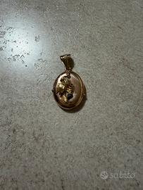 Ciondolo borbonico oro