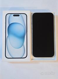iphone 15  256gb mod.blue colore silver/bianco