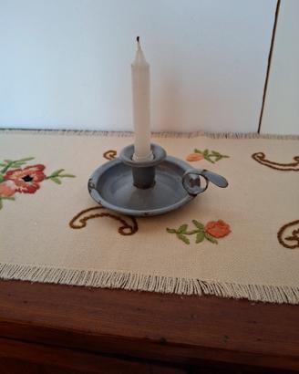 portacandela bugia vintage
