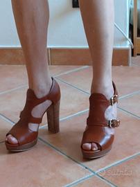 Sandali Liu Jo donna num.39, marroni tacchi alti