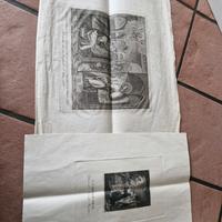 2 antiche stampe del 1800