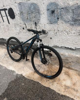 Bici big nine  grigia e azzurra