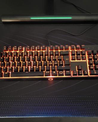 Tastiera retroilluminata multicolore da gaming