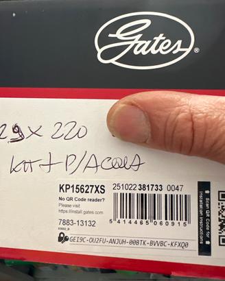 Kit distribuzione completo di Pompa Acqua