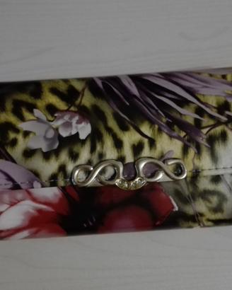 Portafoglio donna motivo floreale