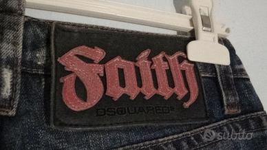 dsquared2 faith jeans donna 38 made in italy