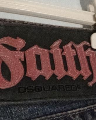 dsquared2 faith jeans donna 38 made in italy