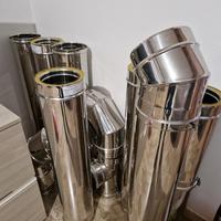 Canna fumaria acciaio coibentata doppia camera