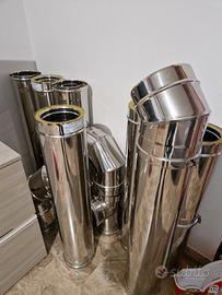 Canna fumaria acciaio coibentata doppia camera