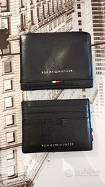 Set Tommy Hilfiger portafoglio + portacarte nero