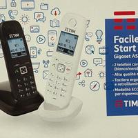 CORDLESS ABBINATI GIGASET FACILE START DUO AS405 T