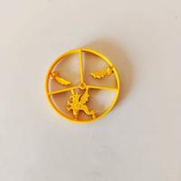 Lego Minifigure Vintage Ruota di Piuma Giallo 6080