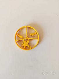 Lego Minifigure Vintage Ruota di Piuma Giallo 6080