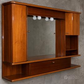 mobiletto bagno con specchio