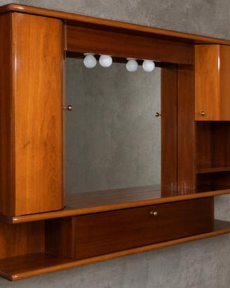 mobiletto bagno con specchio