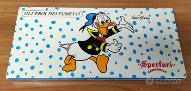 Sperlari Paperino scatola caramelle anni 80