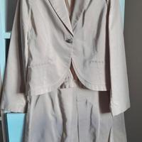 Tailleur beige donna 44/46