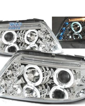 FARI VOLKSWAGEN VW PASSAT 3BG 00-05 ANGEL EYES CRO