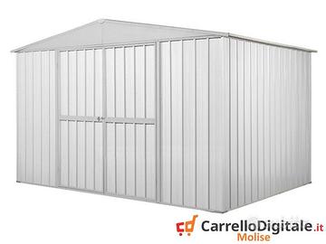 Capanno box esterno lamiera 360x175 bianco